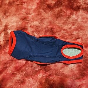 Red and Blue Dog Onesie